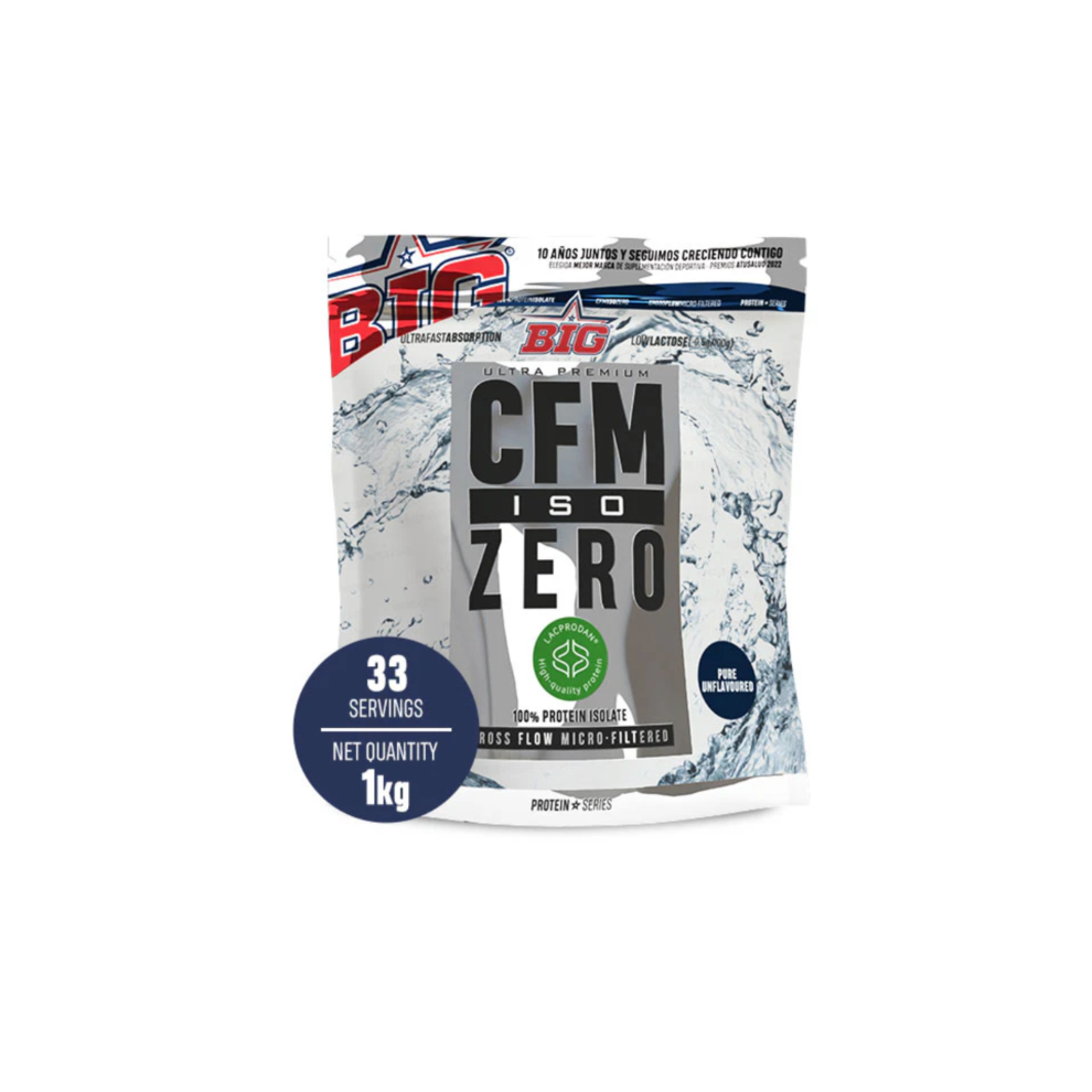 BIG PROTEÍNA CFM ISO ZERO 1KG Imagen secundaria del producto