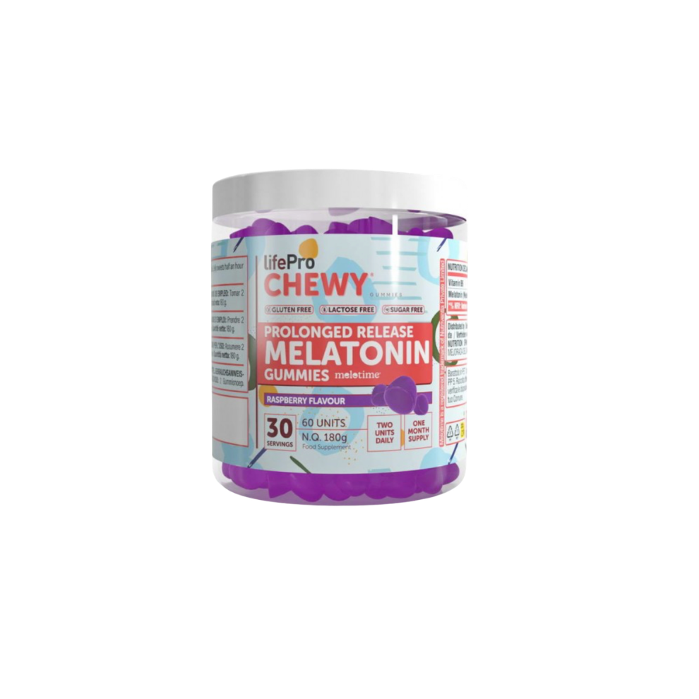 LIFE PRO PROLONGED RELEASE MELATONIN 60 GUMMIES