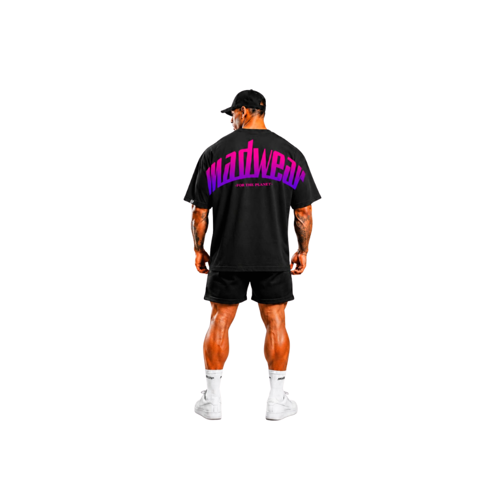 MADWEAR CAMISETA SUMMER COLLECTION NEGRA Imagen principal del producto