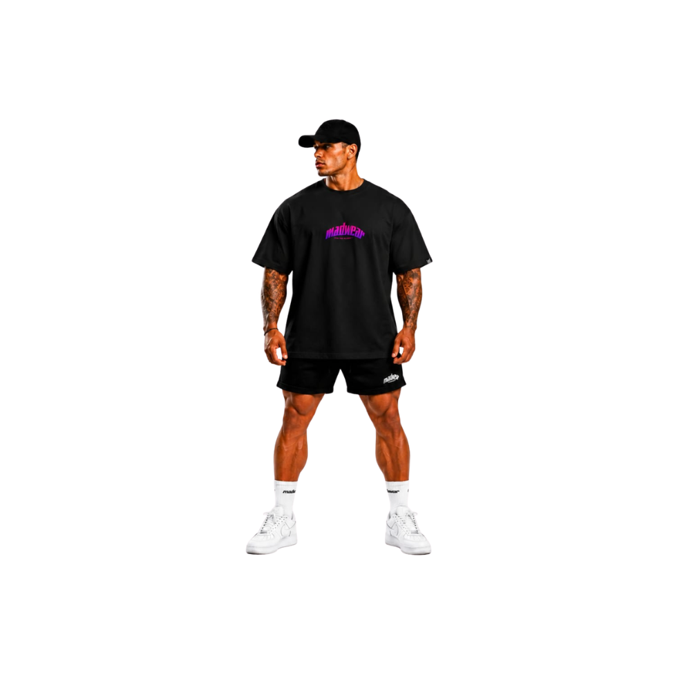 MADWEAR CAMISETA SUMMER COLLECTION NEGRA