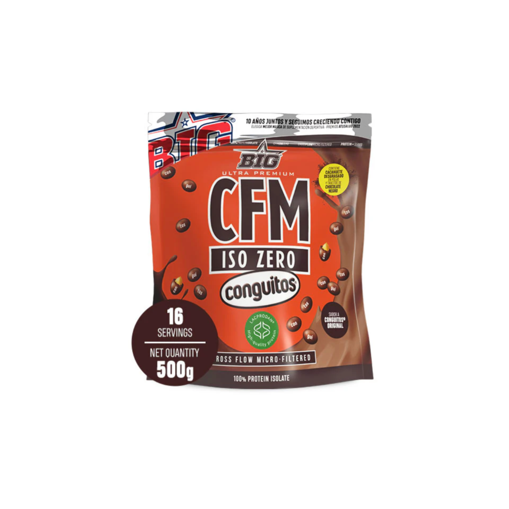 BIG PROTEÍNA CFM ISO ZERO 500GR Imagen principal del producto