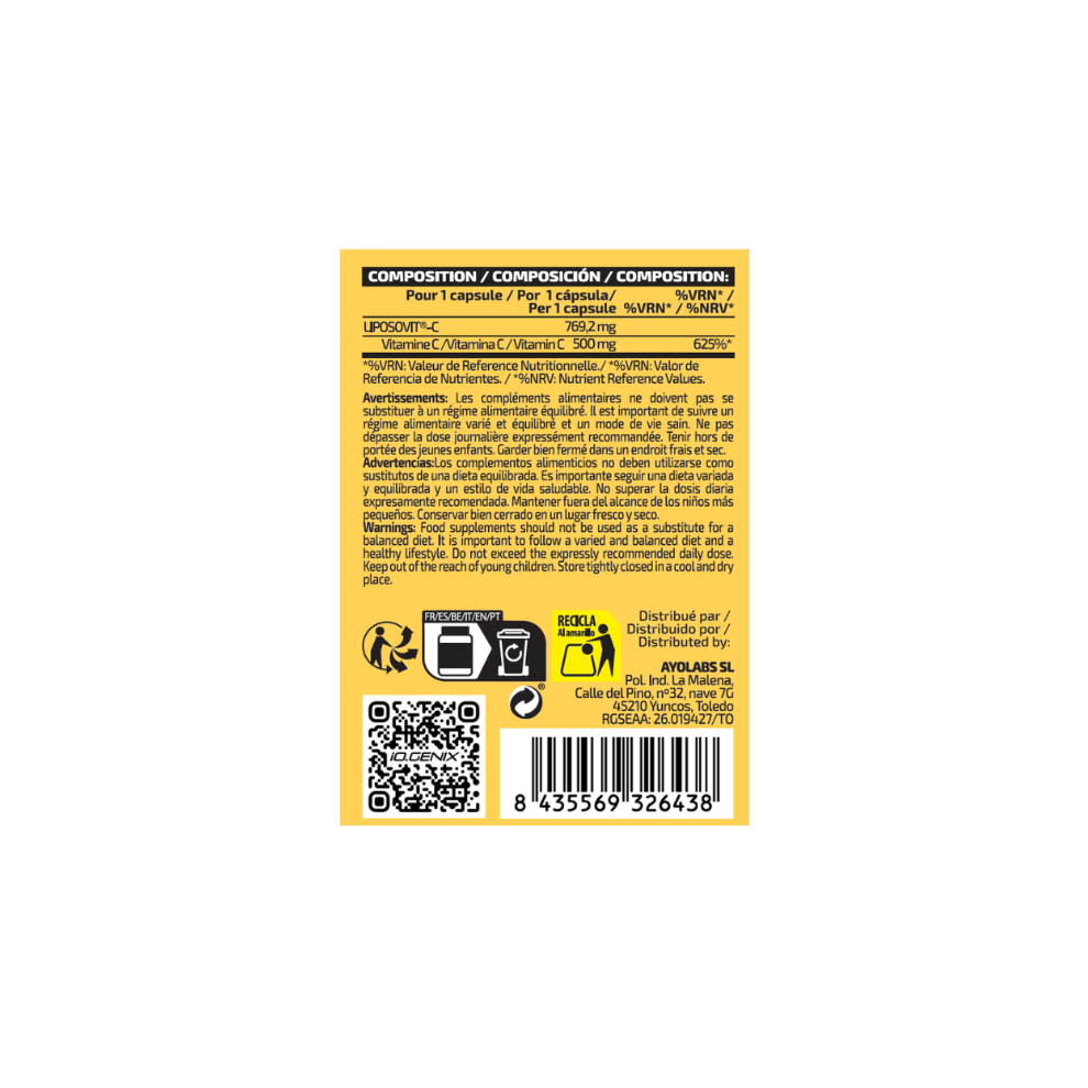 IO GENIX LIPOSOMAL VITAMIN C 60 CAPSULES