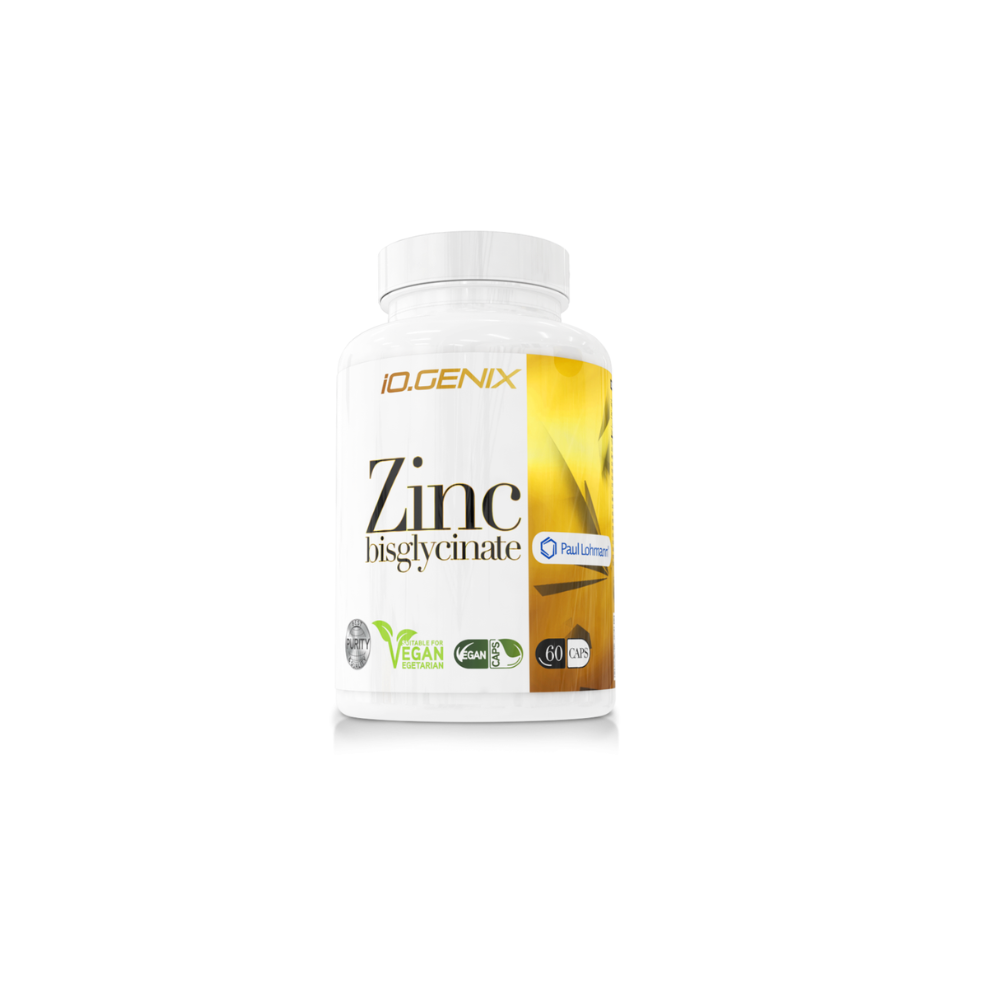 IO GENIX ZINC BISGLYCINATE 60 CAPSULES Imagen principal del producto