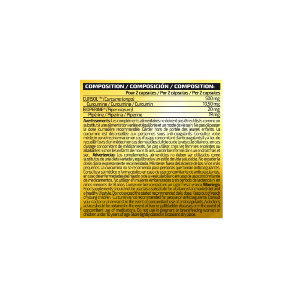 IO GENIX TURMERIC CURCUMIN + BIOPERINE 60 CAPSULES