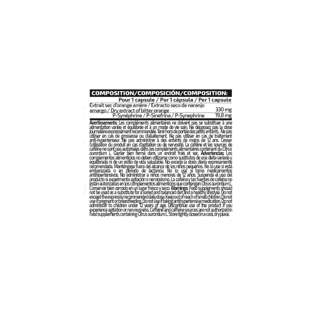 IO GENIX SYNEPHRINE 100 CAPSULES