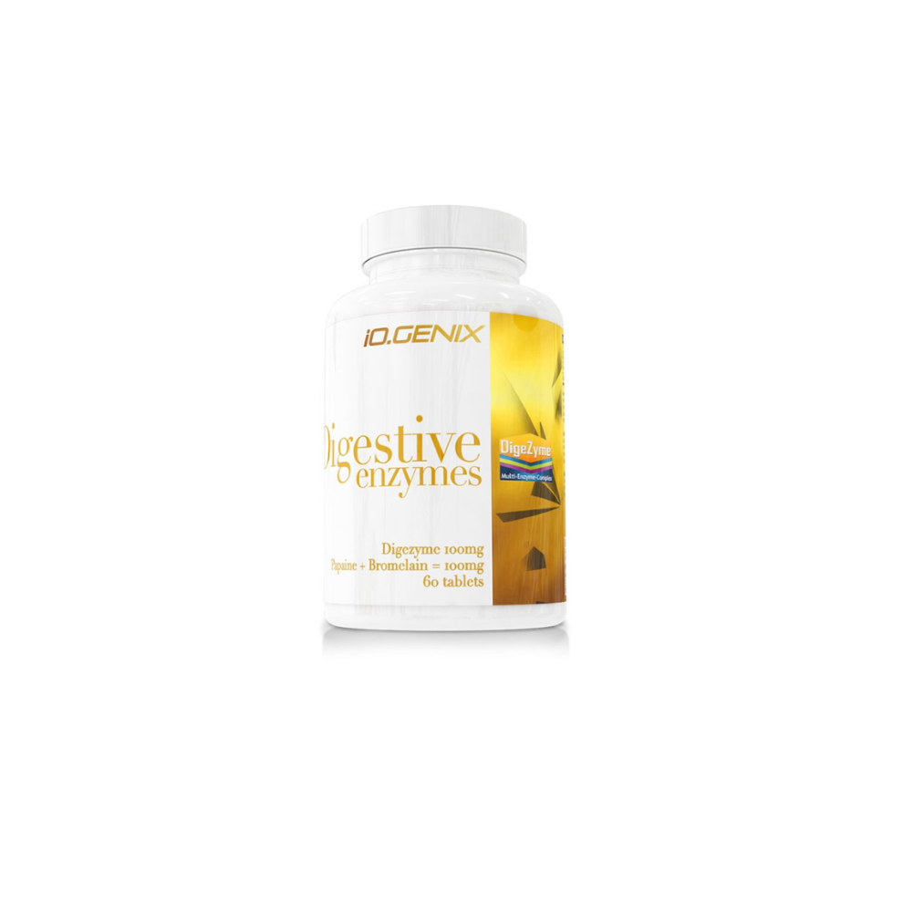 IO GENIX DIGESTIVE ENZYMES 60 TABLETS Imagen principal del producto